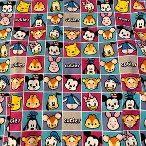 Disney scrub top cuties Mickey and friends, Pooh and friends size M top only